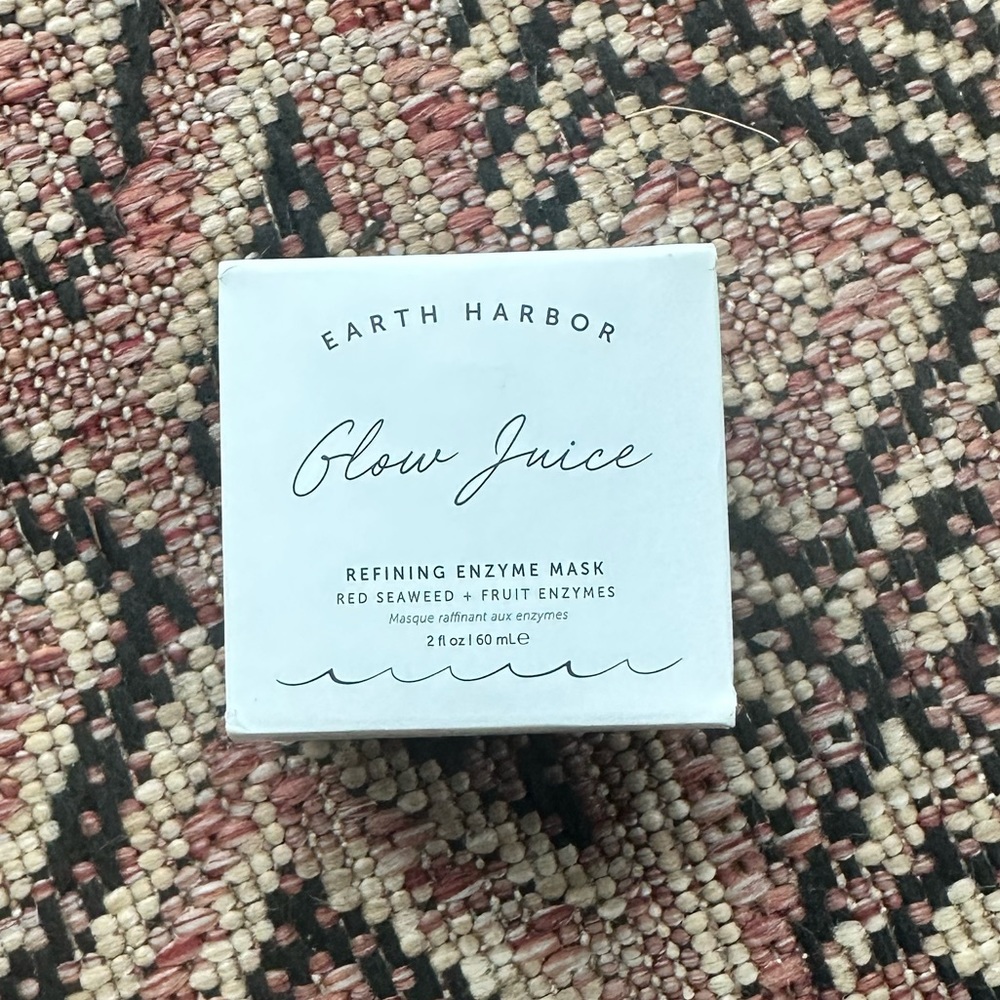 NIB Earth Harbor Glow Juice refining enzyme mask